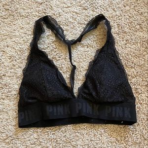 black bralette
